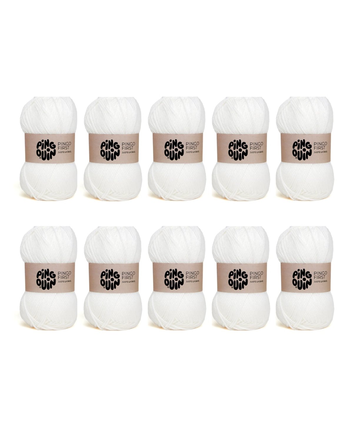 PINGOUIN - LOT DE 10 PINGO FIRST - NEIGE