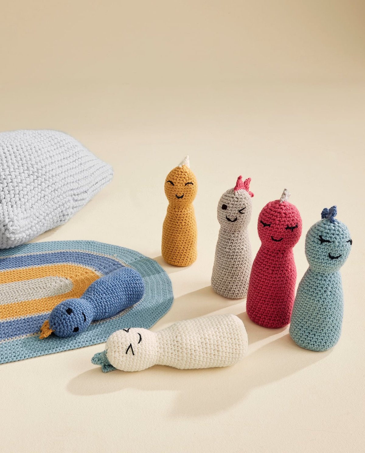 KIT CROCHET PHILDAR : Modèle Quilles Et Balle Priam en Phil Partner 6