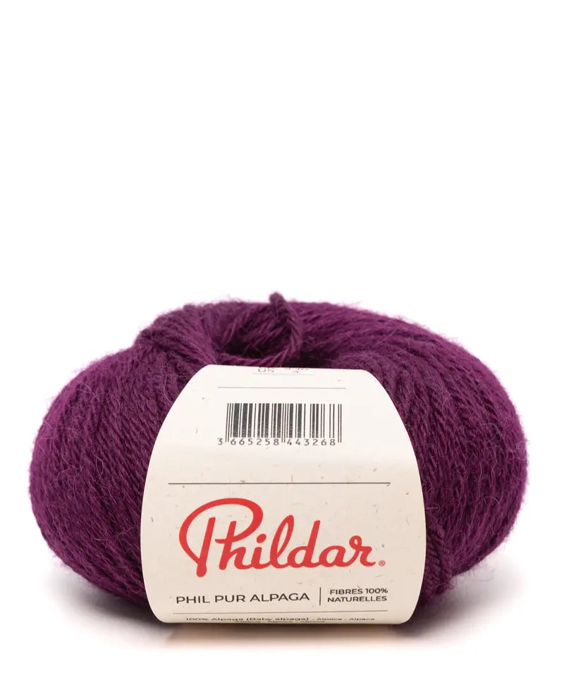 PHILDAR - PHIL PUR ALPAGA - PRUNE