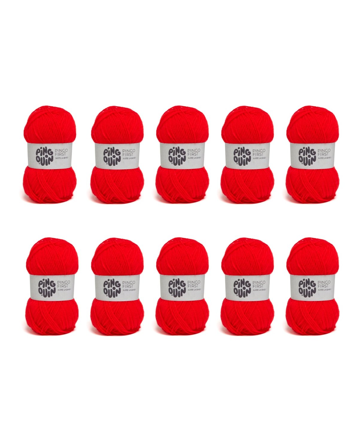 PINGOUIN - LOT DE 10 PINGO FIRST -ROUGE