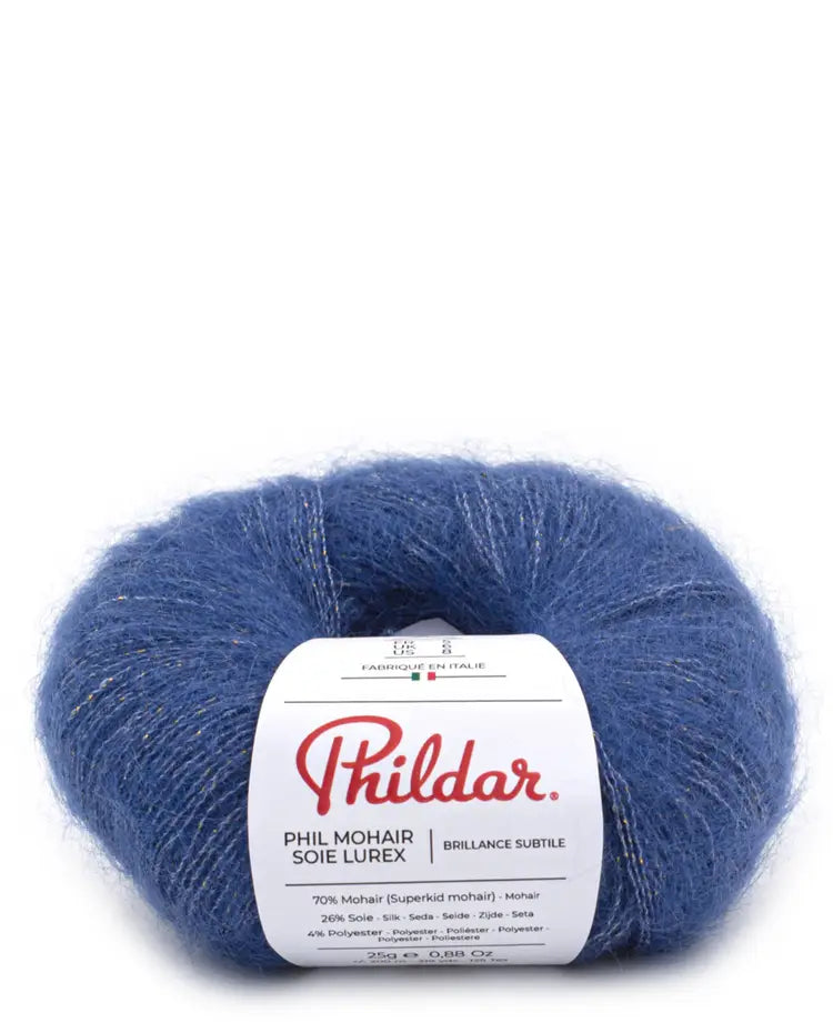 PHILDAR - PHIL MOHAIR SOIE LUREX - SAPHIR