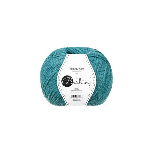 BOBBINY - COTON TRESSÉE FRIENDLY YARN - TEAL