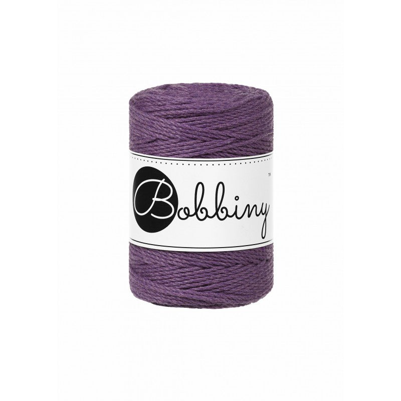 BOBBINY - COTON CÂBLÉ 3PLY 1.5MM - VIOLET