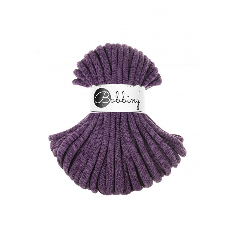 BOBBINY - COTON TRESSÉ JUMBO 9MM (30M) - VIOLET