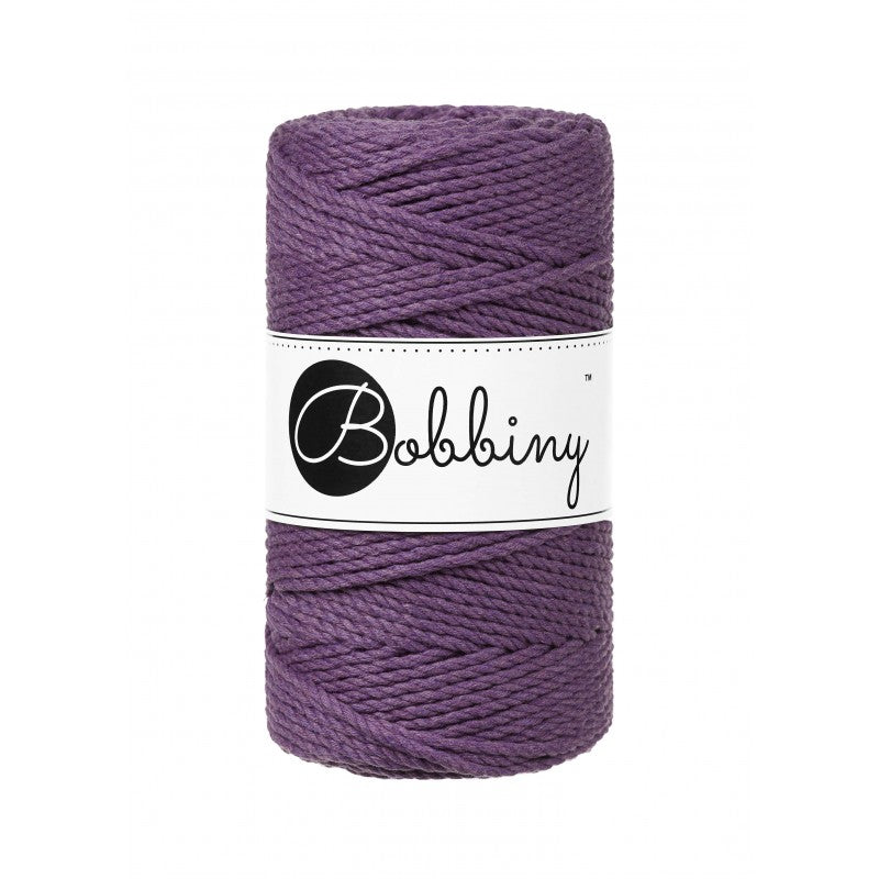 BOBBINY - COTON CÂBLÉ 3PLY 3MM - VIOLET