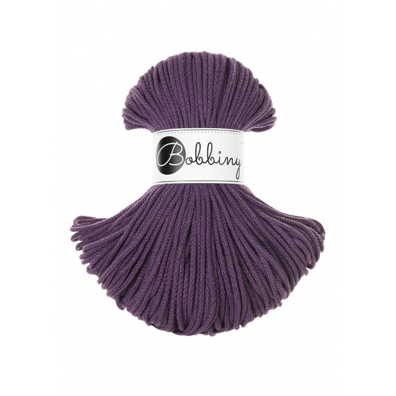 BOBBINY - COTON TRESSÉ JUNIOR 3MM - VIOLET