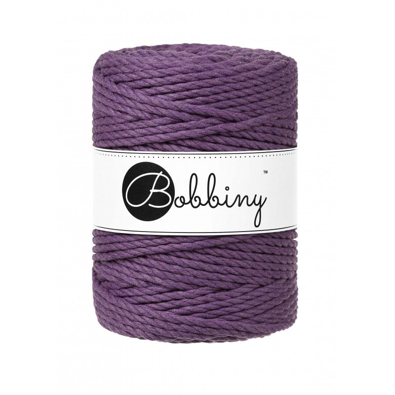 BOBBINY - COTON CÂBLÉ 3PLY 5MM - VIOLET