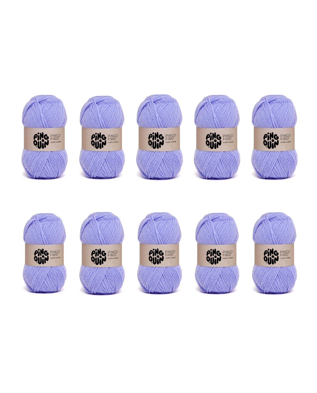 PINGOUIN - LOT DE 10 PINGO FIRST - VIOLET CLAIR