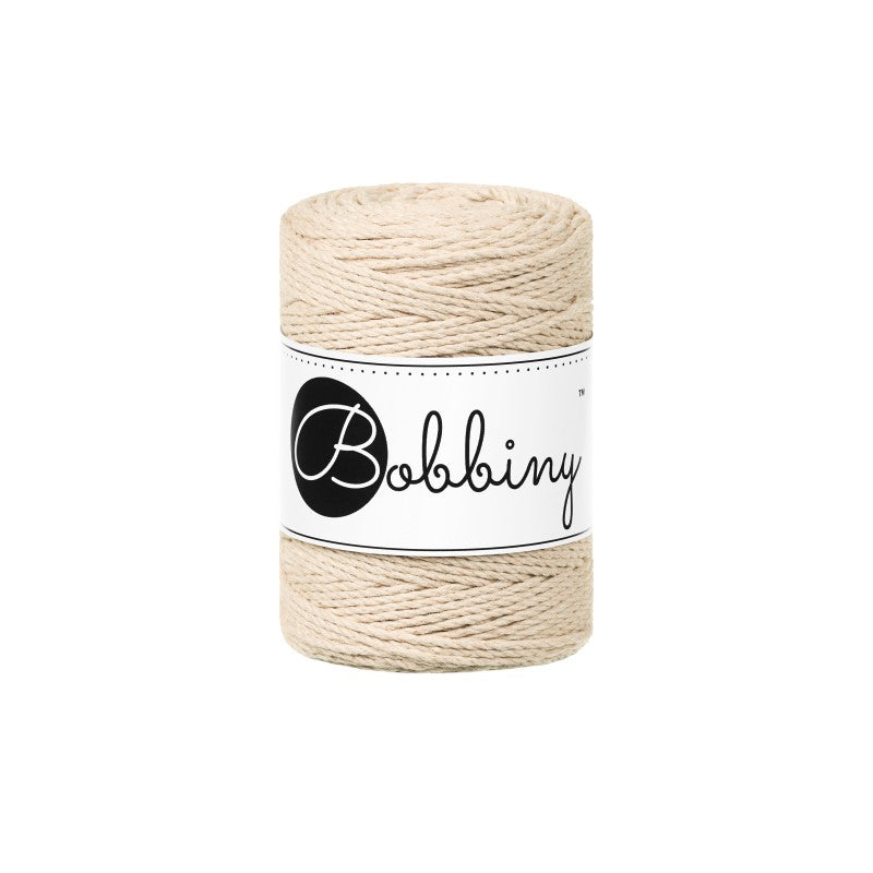 BOBBINY - COTON CÂBLÉ 3PLY 1.5MM - WARM BEIGE