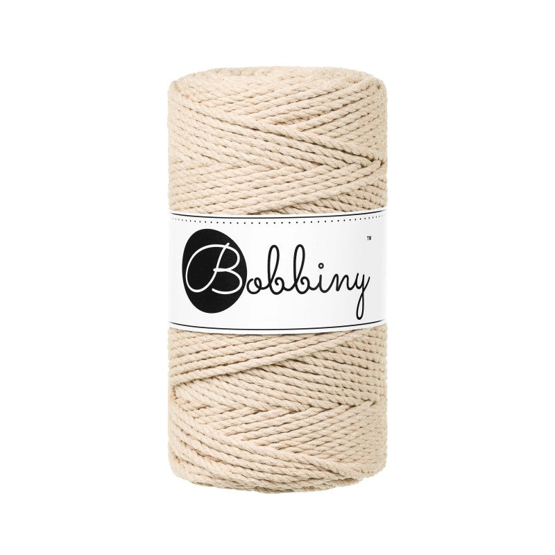 BOBBINY - COTON CÂBLÉ 3PLY 3MM - WARM BEIGE