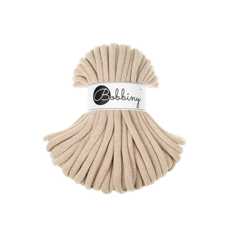 BOBBINY - COTON TRESSÉ JUMBO 9MM (30M) - WARM BEIGE