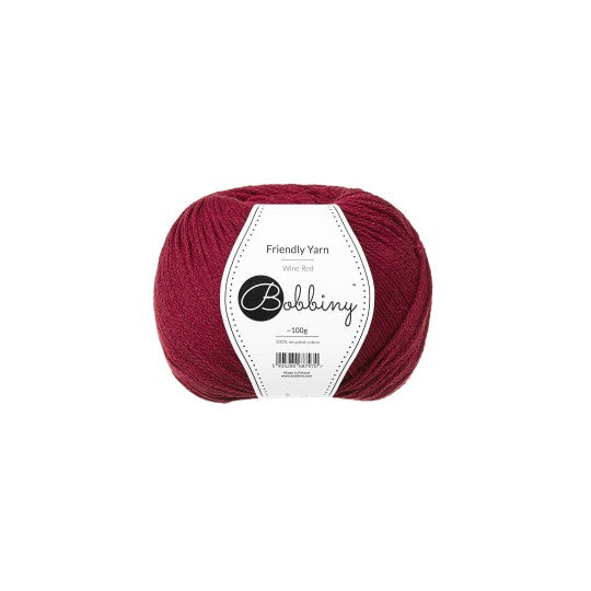 BOBBINY - COTON TRESSÉE FRIENDLY YARN - WINE RED